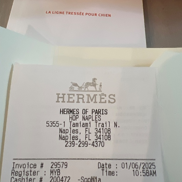 Authentic Hermes dog collar xs - Picture 6 of 8